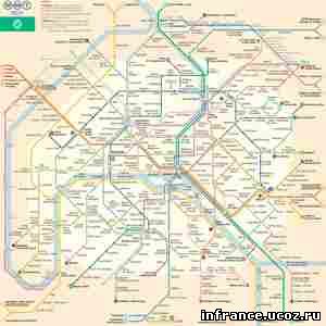 карта метро парижа, парижское метро, план метро Парижа, станции метро в Париже, как проехать по Парижу